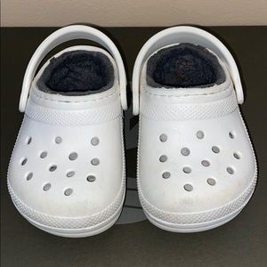 Fur lined CROCS